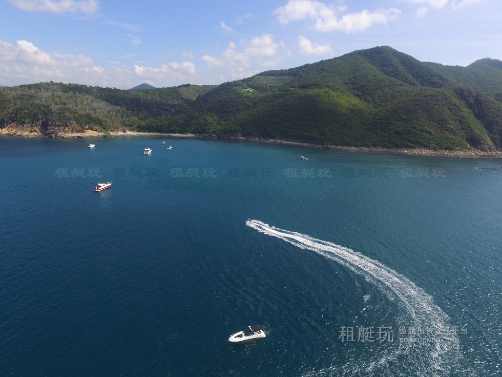三亞旅游游艇租賃，三亞港至三亞角航線