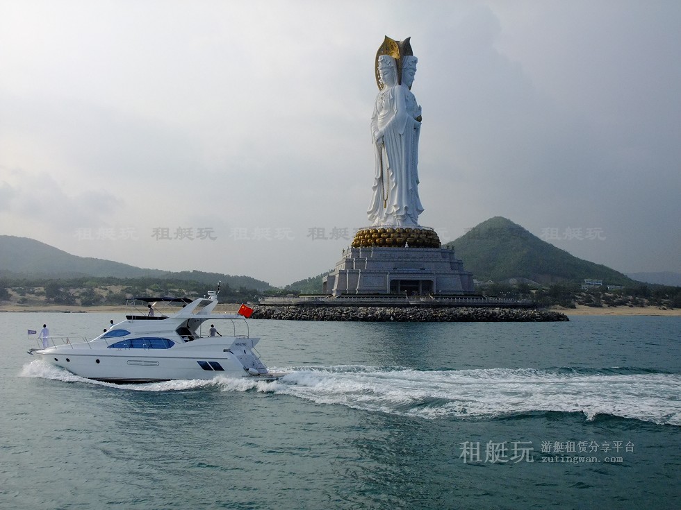 三亞旅游 游艇帆船租賃 三亞港-東/西島-南山海上觀音 三亞旅游 游艇帆船租賃 三亞港-東/西島-南山海上觀音